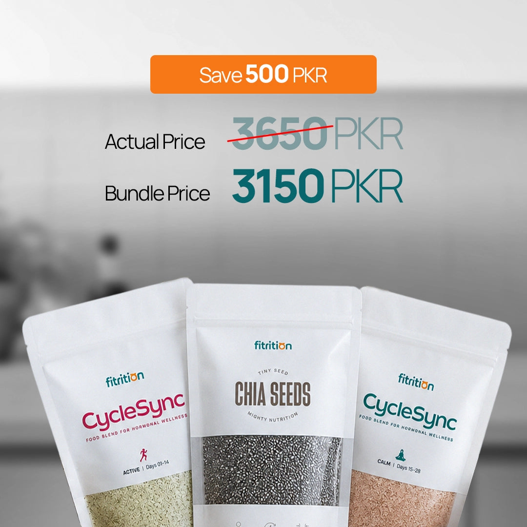 Three packages of fitrition products with promotional pricing text overlay