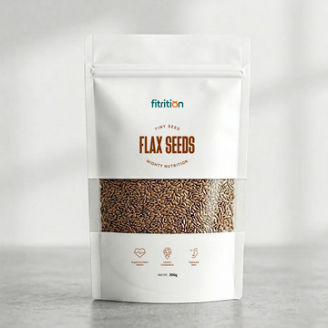 Fitrition Flax Seeds 200g resealable pouch, raw alsi seeds in Pakistan